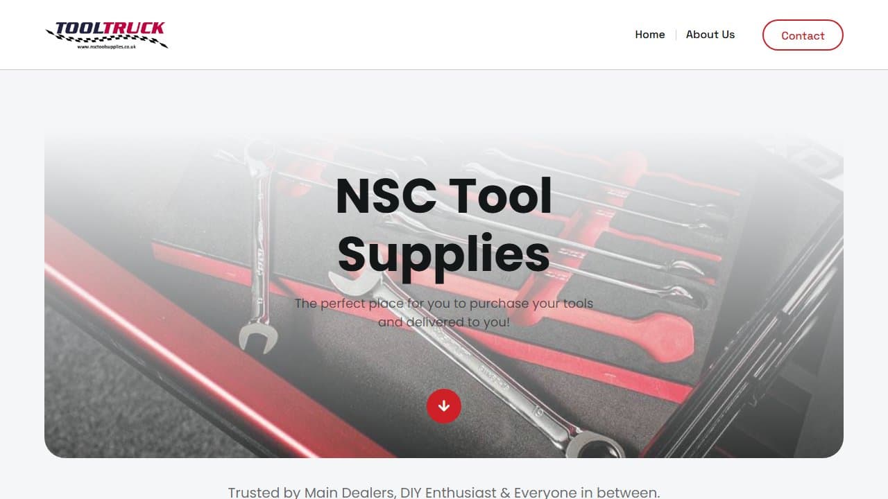 NSC Tool Supplies website screenshot